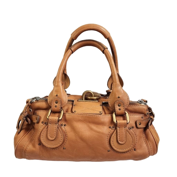 Authentic CHLOE lock and key Paddington leather shoulder bag - Picture 2 of 13